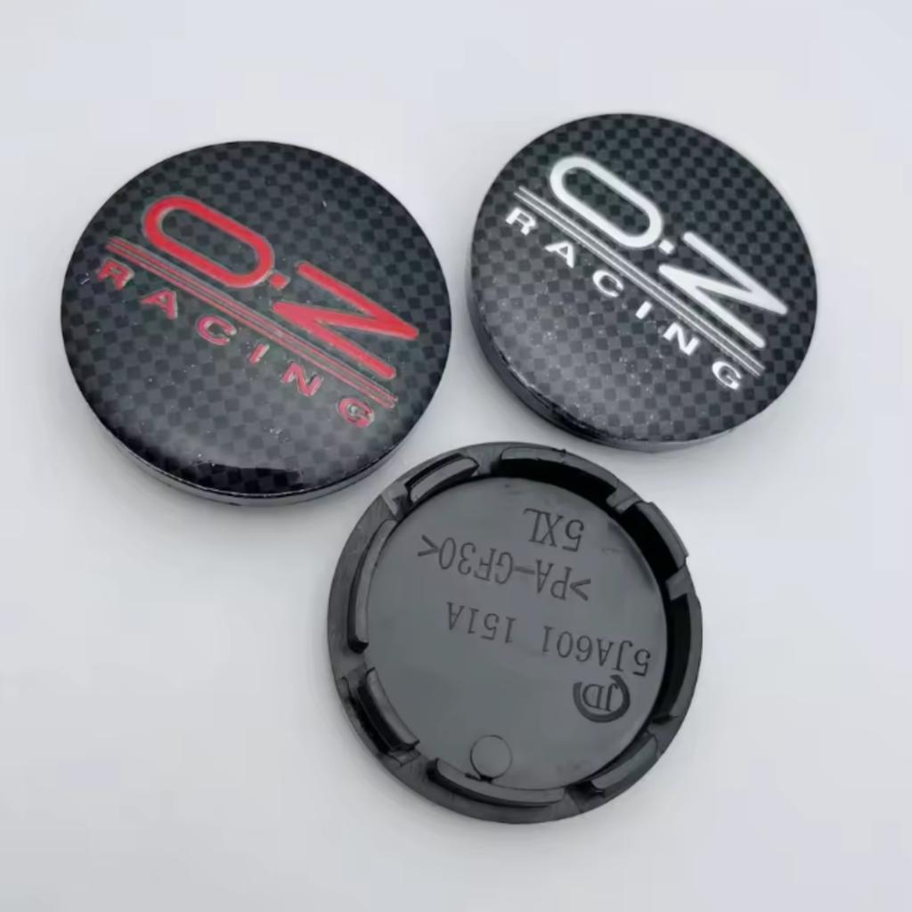 4 Pezzi 56mm Coprimozzi Centrali per Ruote Auto con Emblema Logo OZ O.Z Racing Coprimozzi Ruote Copri Mozzo Auto Accessori Auto