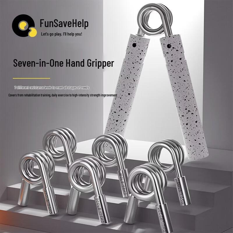 Quyoubang 7-in-1 Hand Grip Strengthener