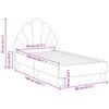 Children S Bed Frame with Headboard Pink 70 X 140 Cm Velvet