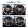 Suitable for Ram Carbon Fiber Texture Steering Wheel Cover with Segmented Quick-Release Design, Durable, for Pickup Promaster Rampage 1500 2500 3500 4