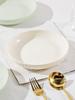 French Cream Style Ceramic Tableware Set - 4/6 Pieces, High Temperature Resistant Plates for Family Use