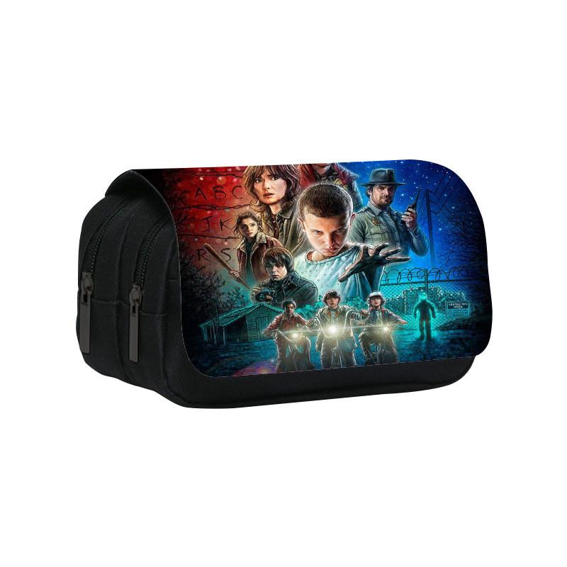 Dvouvrstvý penál Stranger Things s velkou kapacitou pro studenty a do kanceláře