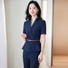 Women's Professional Short Sleeve Blazer Suit