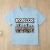 Axolotl Graphic Print Creative T-Shirts, Soft Comfy Crew Neck Short Sleeve Tee, Girls' Summer Tops