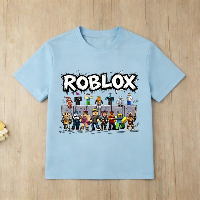 Axolotl Graphic Print Creative T-Shirts, Soft Comfy Crew Neck Short Sleeve Tee, Girls' Summer Tops