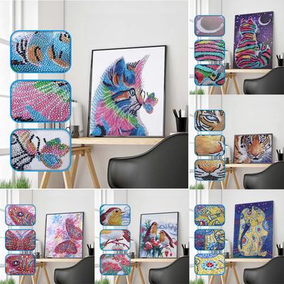 Special Shaped Diamond Painting DIY 5D Partial Drill Cross Stitch Kits Crystal R