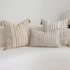30X50/45X45CM Tassel Striped Throw Pillow Cover Simple Homestay Waist Cushion Cover Decor Home Decorative Pillowcase 2026