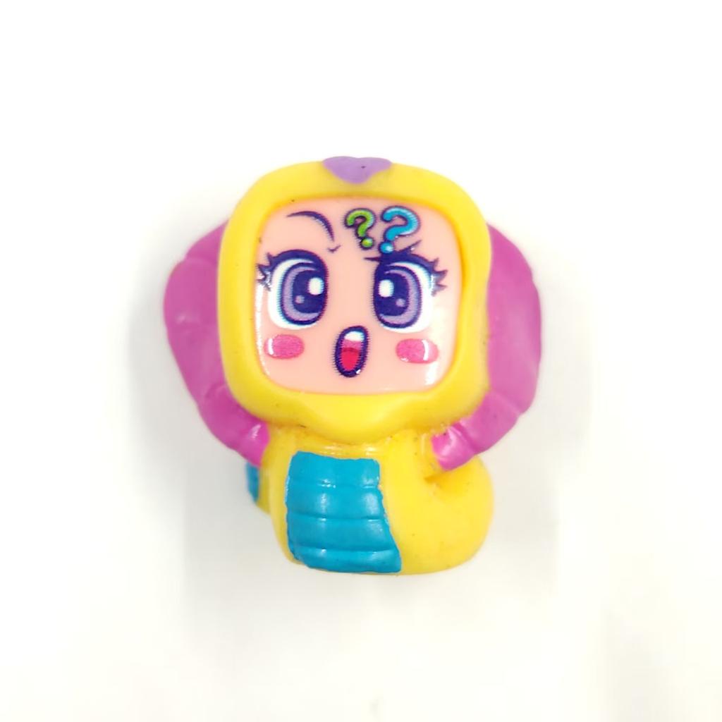 1pcs Original Moji Pops Collection Toys Adventure Series 1-3 Swap Faced Solf Mini Figures Kawai Toy For Girls Christmas Gift