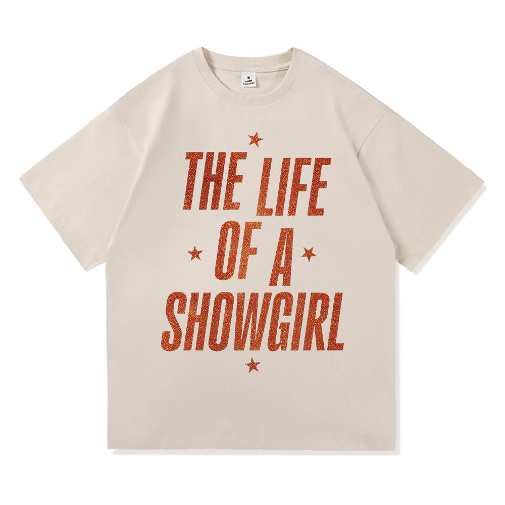 New Album The Life of A Showgirl T Shirt Fashion UnisexWomen Aesthetic TS TShirt Unisex High Quality Vintage Cotton Tees Shirts