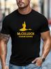 Plus-sizeunisex T-shirt, Simple and Stylish, Casual and Relaxed,unisex McCulloch Chainsaw Logo Graphic Summer Casual Crew Neck Short Sleeve T-shirt, P