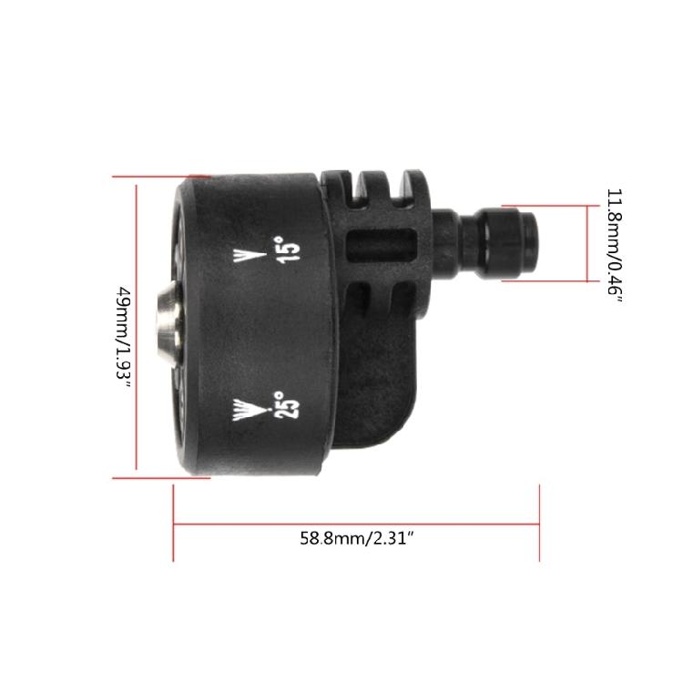 High Pressure Washer Spray Nozzle 0 15 25 40 Degree Rotation Watering Nozzle