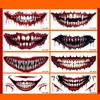 Fake Halloween Tattoo Sticker Scary Bloodiness Temporary Scar Stickers  Haunted House