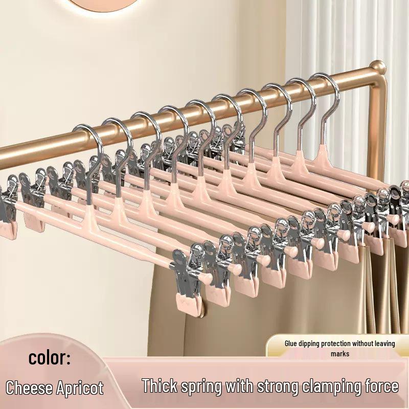 Non-Slip Stainless Steel Pants and Skirt Hanger Clips