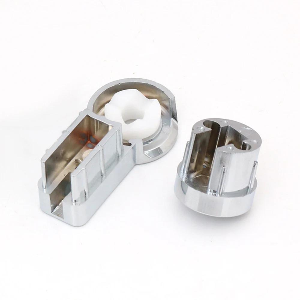 Shower Screen Hinges With Chrome Plating Perfectly Designed ABS Brackets For 6mm Glass Enhances Bathroom Aesthetics