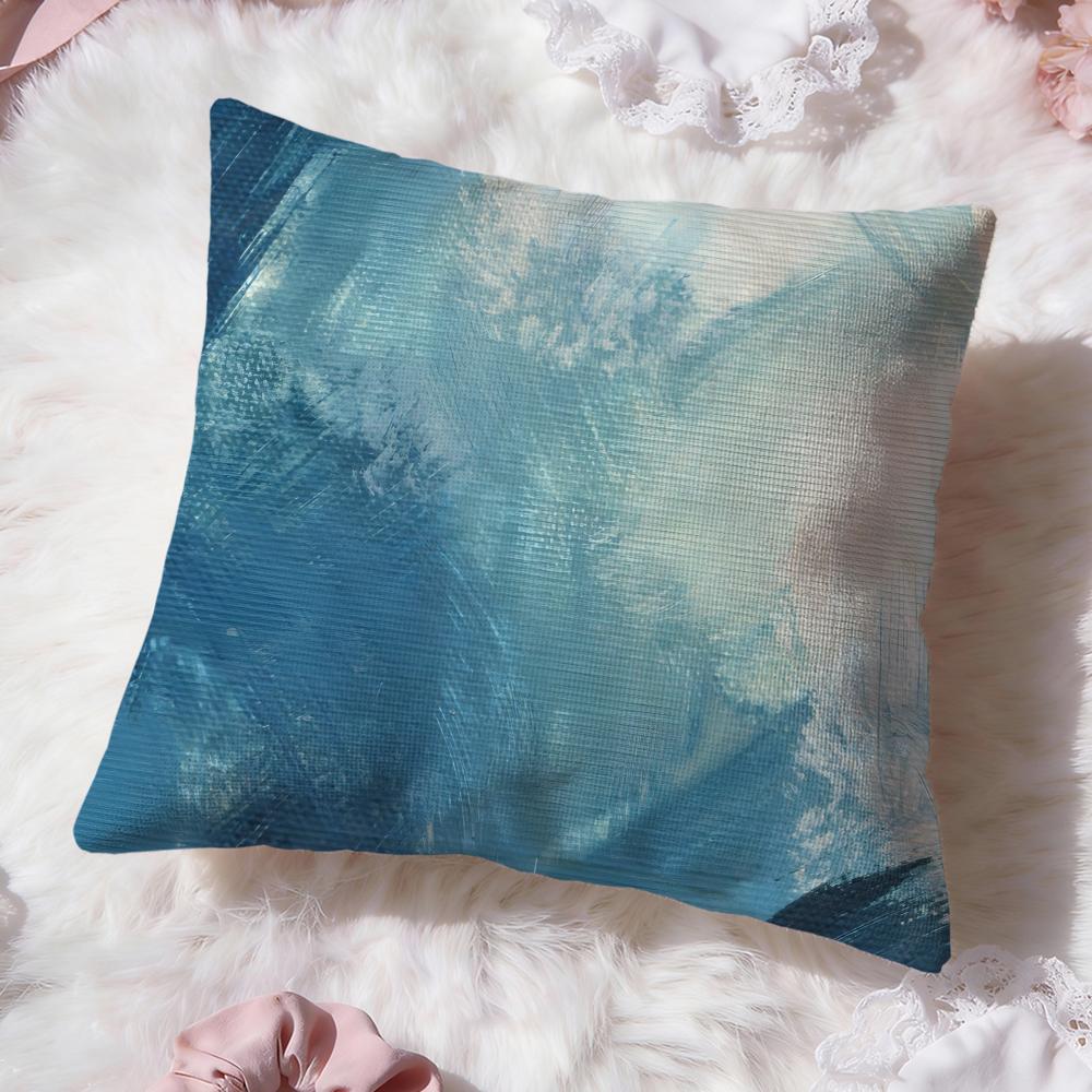 Abstract Texture Cushion Cover Premium Comfort Reversible Pillow Cove Two in One Design for Any Room Car Interior