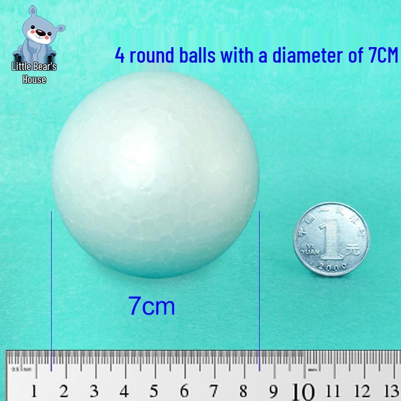 Solid White Styrofoam Balls for Wedding and Festival Decorations - DIY Round Foam Balls