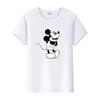 Vintage Cartoon Tshirt Mickey Mouse Tops Graphic Clothes Summer Blouses Short Sleeve T-shirt White Tees Unisex