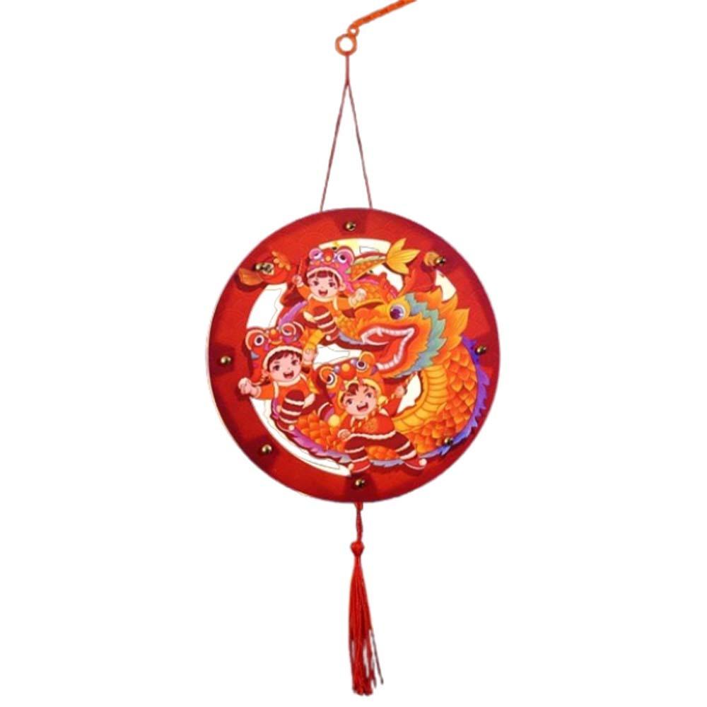 Traditional Chinese Snake Portable Lantern Paper Spring Festival Lantern Home New Year Decoration