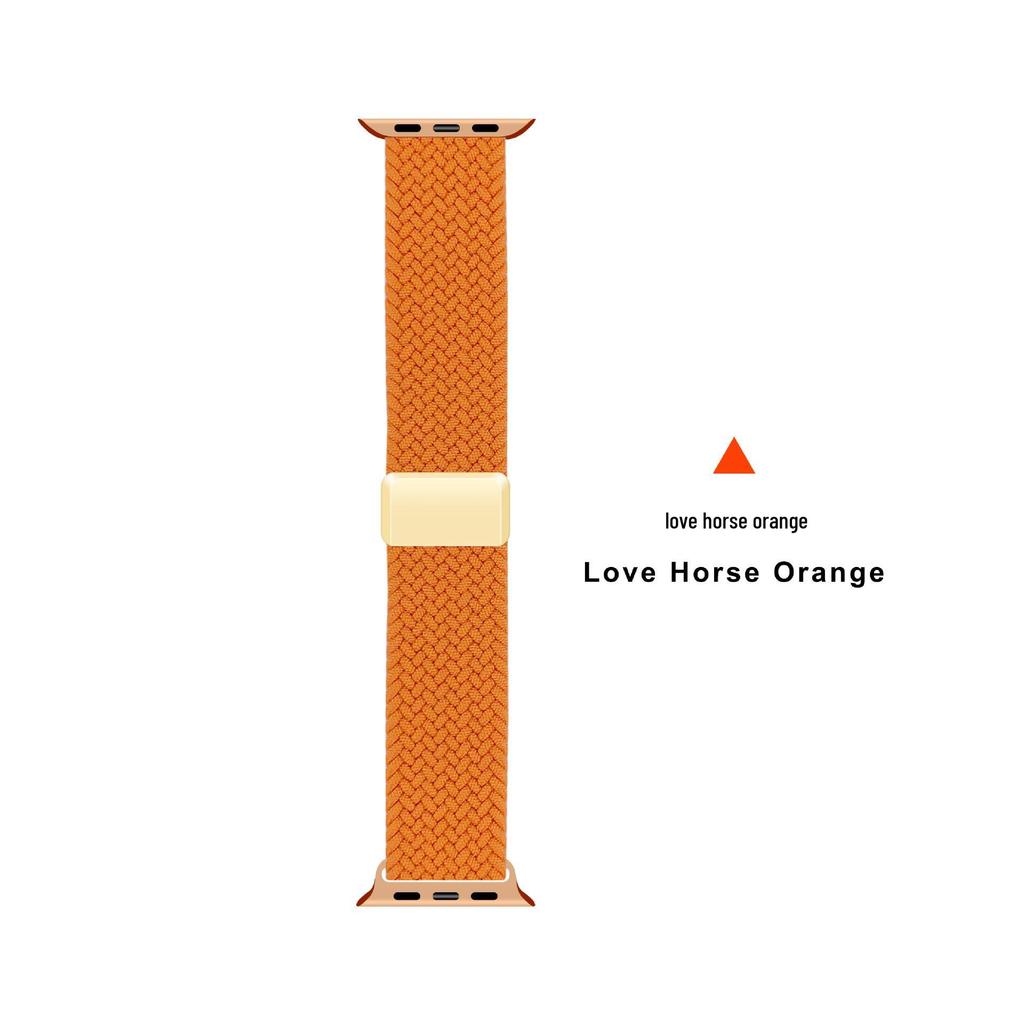 Geflochtenes Magnetarmband aus Nylon für Apple Watch S11