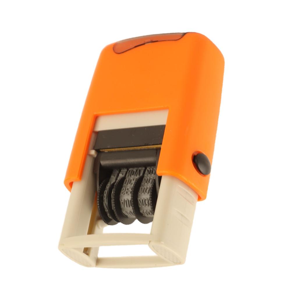 25x2.8mm English Date Stamp Clear Stamping Quick Drying Date Stamp for Study Work Life