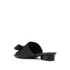 Salvatore Ferragamo Ferragamo Double Bow Mule Sandals Black