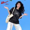 Women's Letter Print Cotton T-Shirt