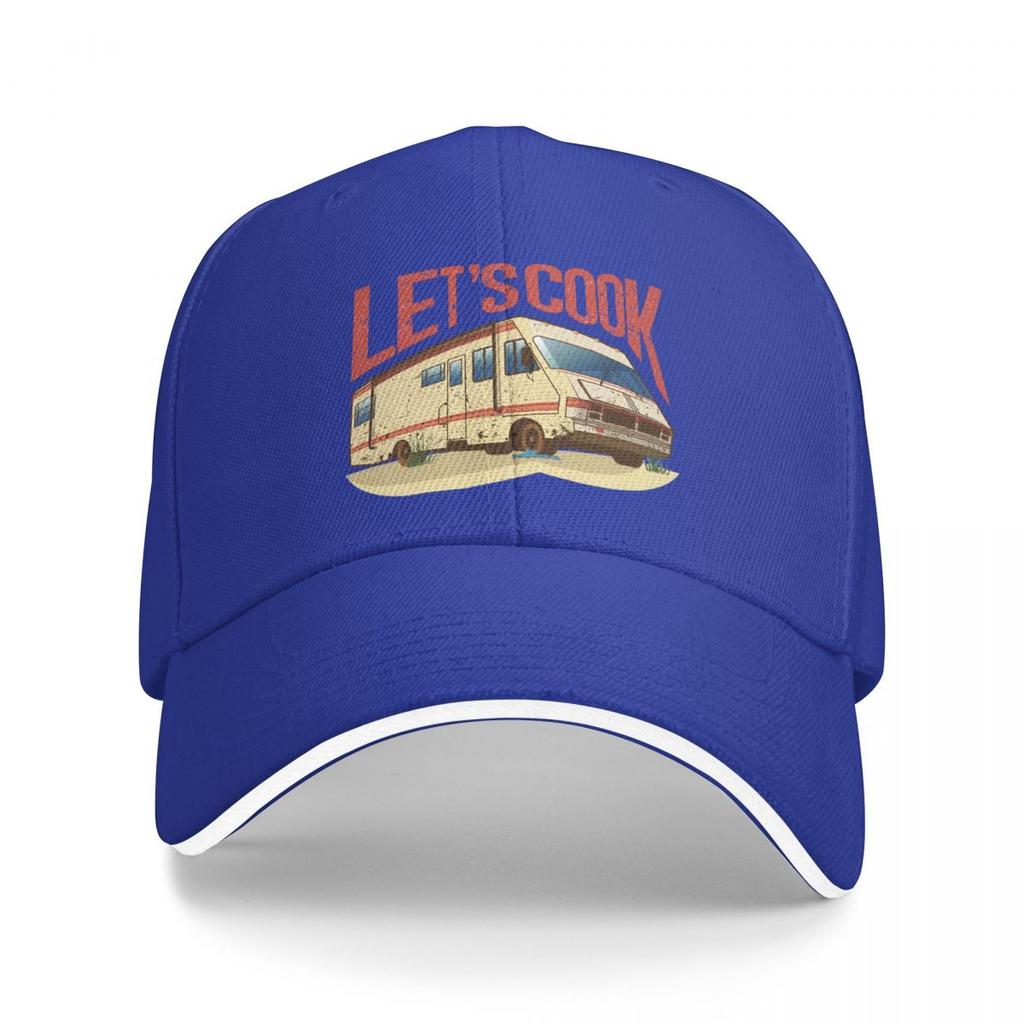 RV Lets Cook Breaking Bad Walter White TV Washed Unisex's Baseball Cap Sunprotection Trucker Snapback Caps Dad Hat Golf Hats