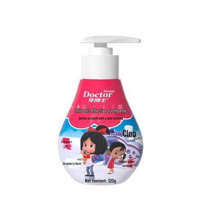 Dr. Tooth Creo Kids Strawberry Pump Toothpaste Set