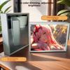 21cm/8.27in 3D Anime Light Night Painting Peripherals Desk Table Lamp Display Acrylic Mirror Collectible Gift Bedroom Decoration