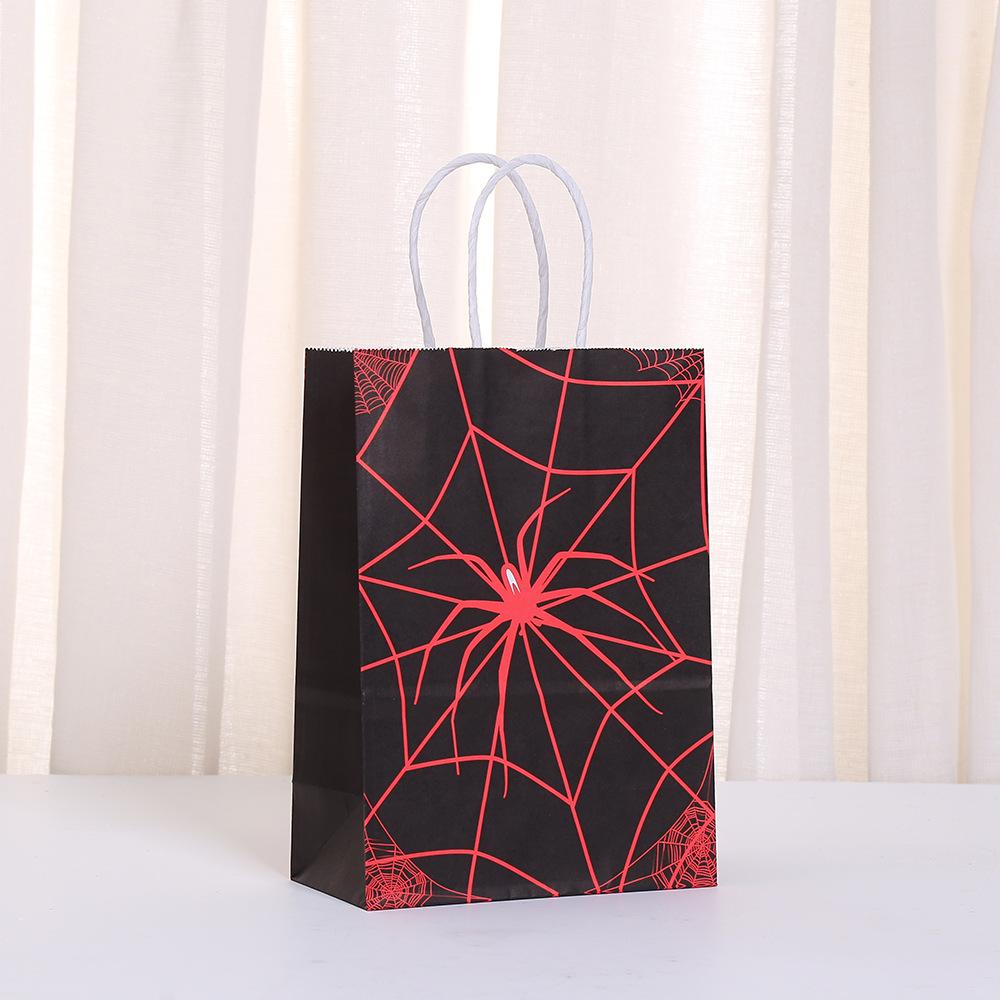 StoBag Halloween Spider Web Gift Wrapping Bags Personalized Packaging Bags For Sweets Luxury Designer Bags Birthday Candy Treat