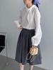 Early Spring French Style Ribbon Shirt - Women's Elegant Slim Fit Top