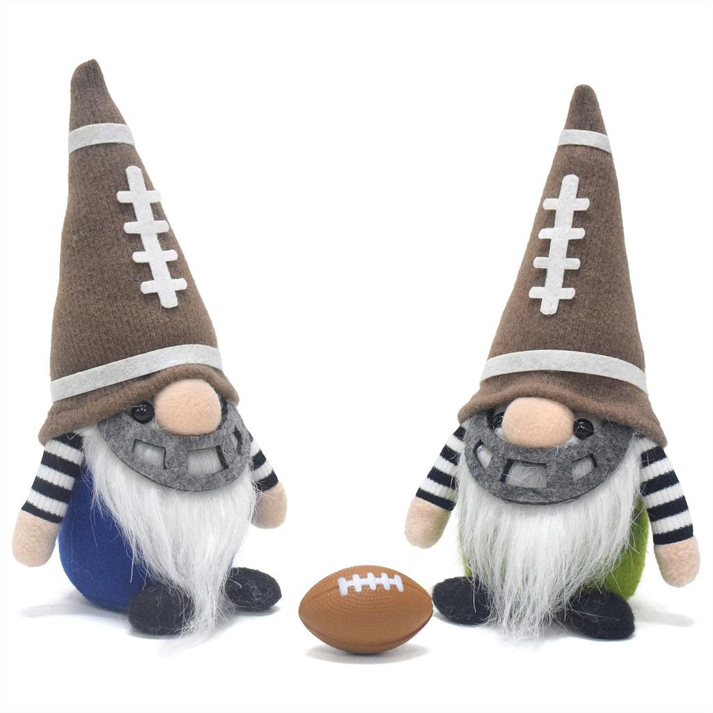 Handcrafts Football Gnomes Plush Dolls Stuffed Scandinavian Swedish Tomte Figurines for Holiday Party Home Decoration