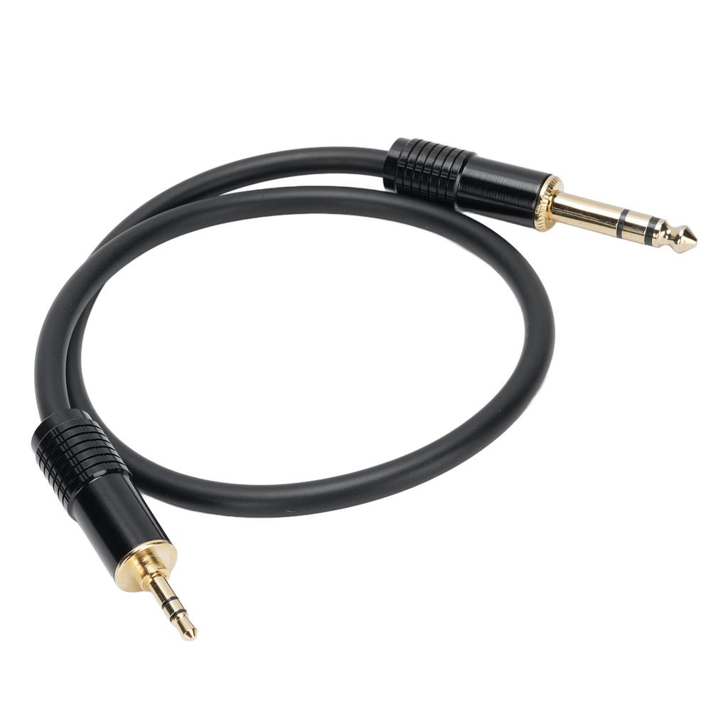 6.35mm 14in Male To 3.5mm 18in Male Stereo Cable 1.6ft 6.35mm To 3.5mm Bidirectional Stereo Sound