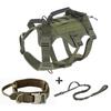 Reflective Tactical Dog Harness: Breathable, Lightweight, Anti-Pull Design for Large Dogs