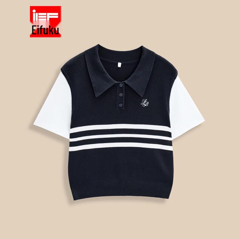 

Вязаный топ IEF в корейском стиле со вставками One Size