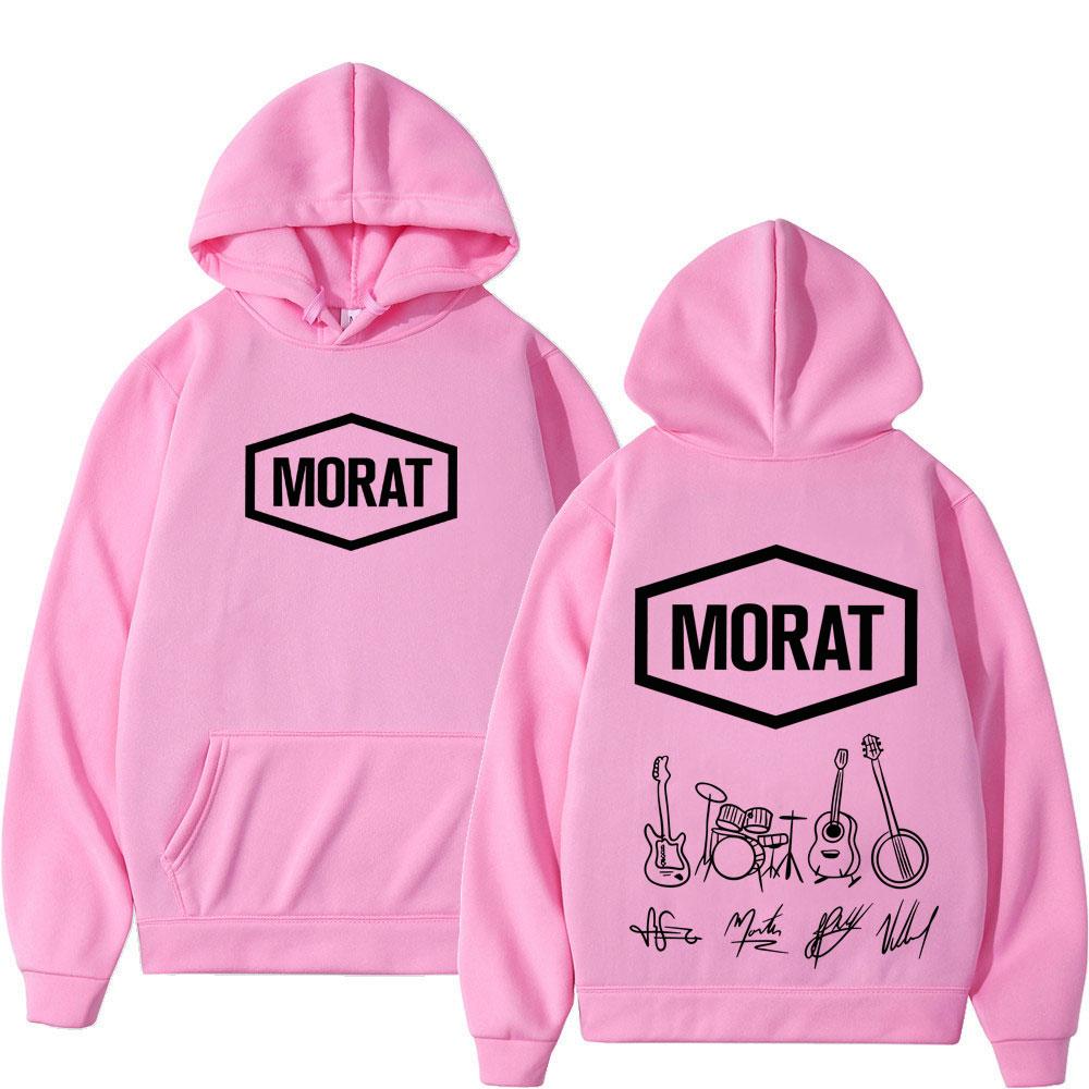Band Morat Musikalbum 2025 Merch Bedruckte Hoodies Herren Damen Mode Sweatshirts Gothic Punk Fleece Lockere Pullover Streetwear