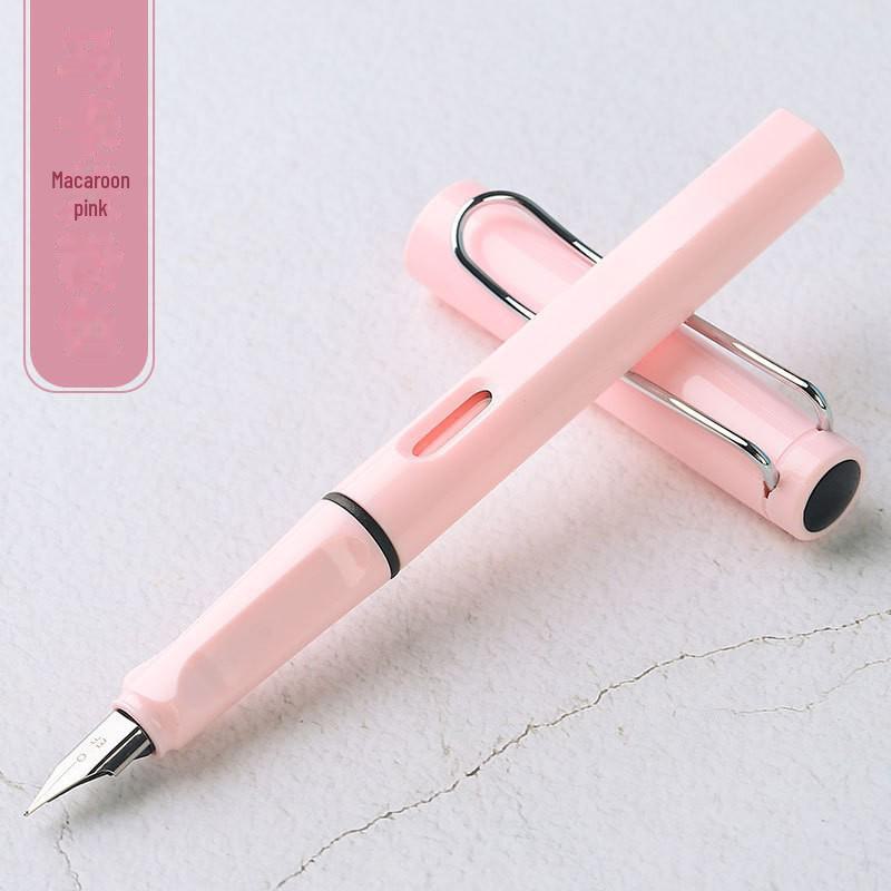 Zhengzi Student Fountain Pen - Iridium Gold 0.5mm Nib, 0.38mm Replaceable Ink Capsule, Steel Construction