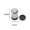 Stainless Steel Salt Shaker with Dust Cover Condiment Jar Mini Seasoning Bottle  Kitchen