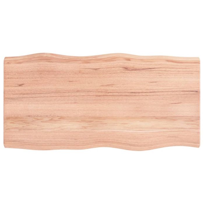 VidaXL Table Top Solid Oak Wood Treated Matching Edge 363951