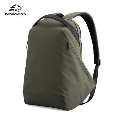Vgoal 2025 New 600D Recycled Poly Backpack For Men Women 15.6 Inch Laptop Waterproof Travel Backpack With USB-A Charging Port Green