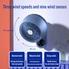 Desk Wall Dual Use Electric Fan Household Wide Angle Swing Strong Silent Fan New Intelligent Air Circulating Fan