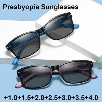 Nuevas Gafas de Lectura Retro con Patas de Madera, Protección UV, Para Presbicia, Alta Definición, Anti Luz Azul +1.0 A +4.0