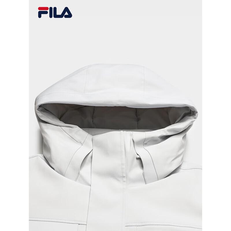 Fila Men's 2025 Winter Mid-Length Hooded Down Jacket