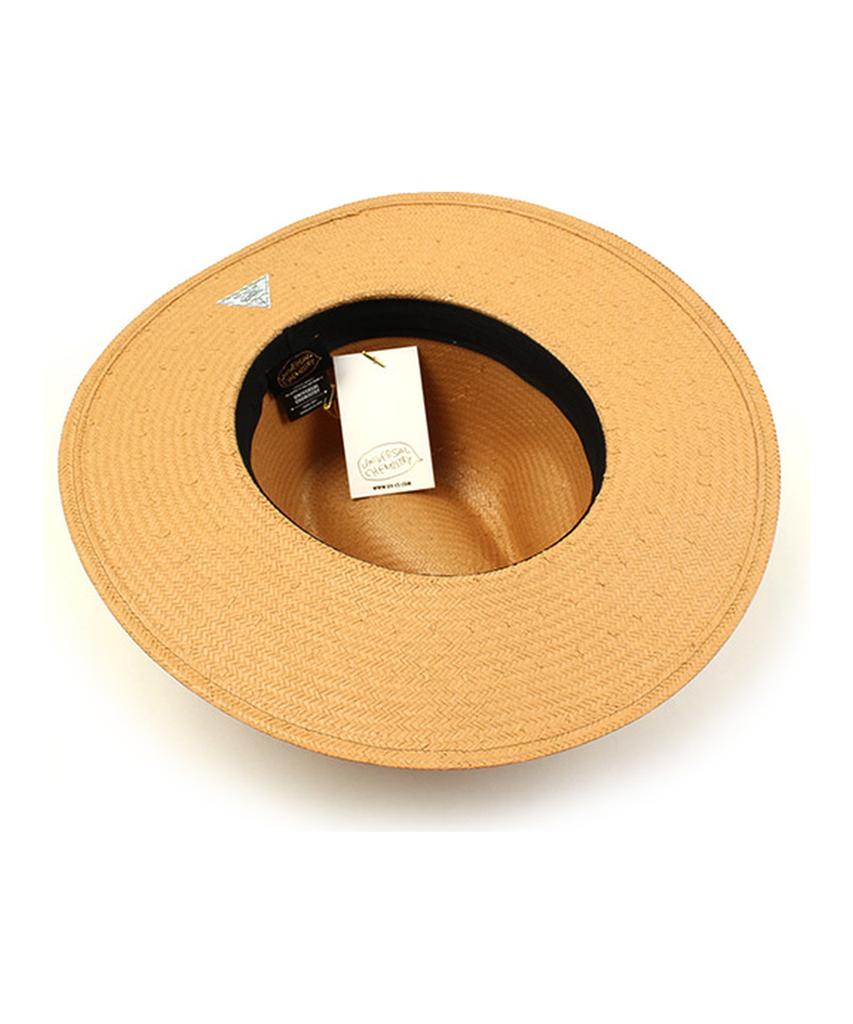 Yunibeosyeolkemiseuteuli Beige Long Summer Fedora Panama Hat