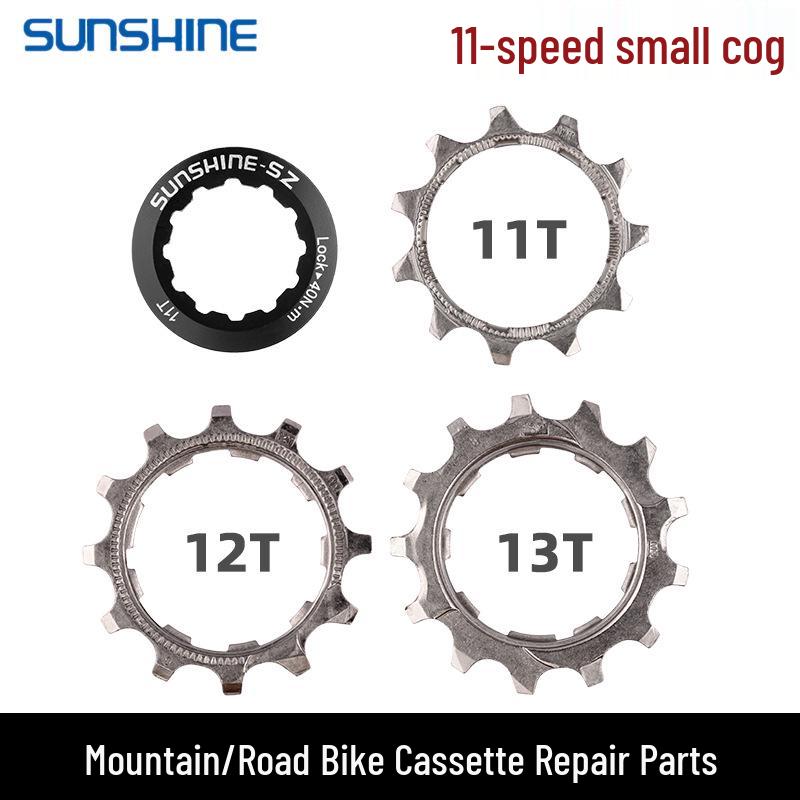 

Rikui Mountain/Road Bike Cassette Sprocket 8-11 Speed, 11-13T Repair Part 12 Speed 12T