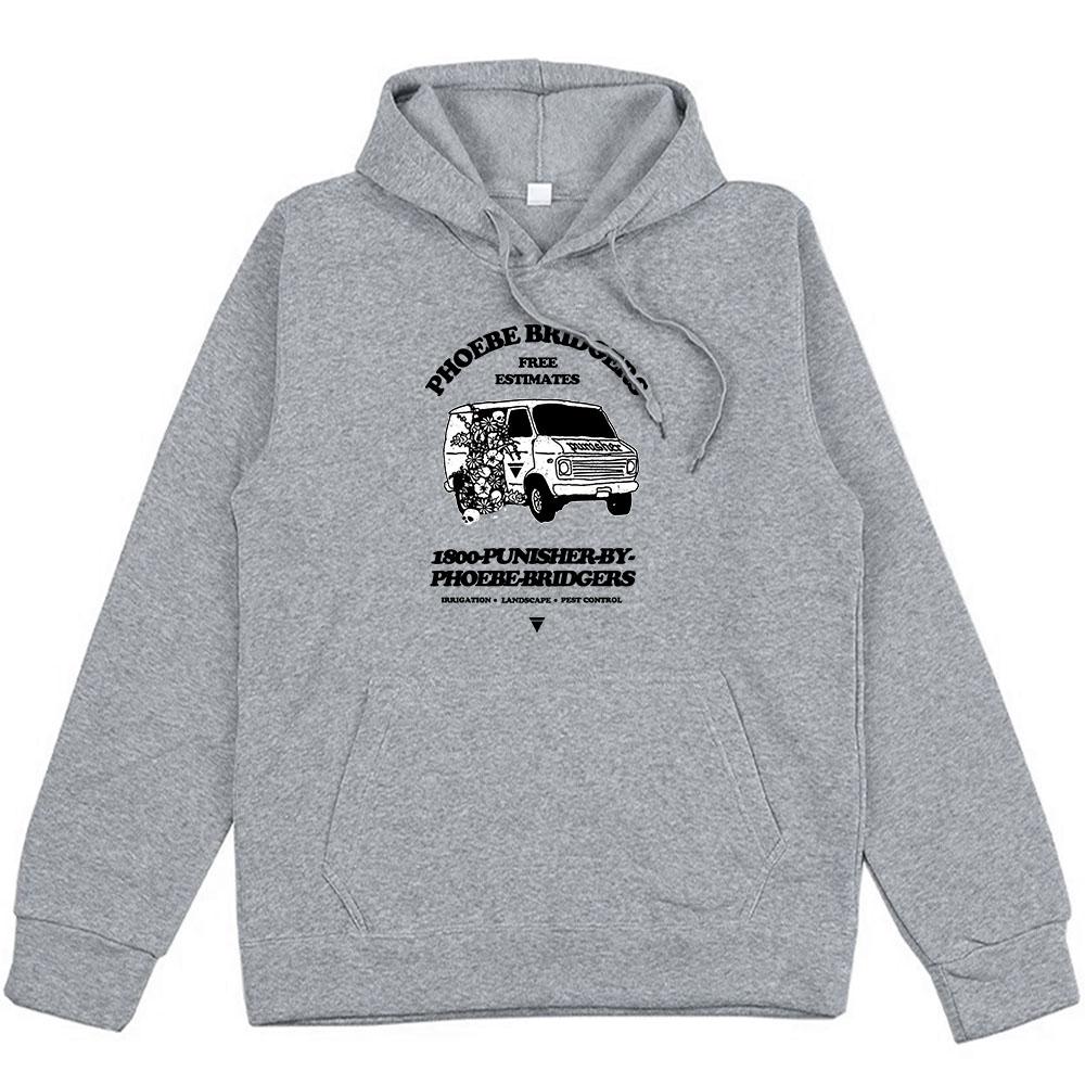 Hoodies Punisher Phoebe Bridgers Printing Sweatshirts Ropa Hombre Sudaderas Streetwear Hip Hop Unisex Clothes