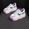 Thick Soled Versatile Board Shoes 2024 New Color Matching Temperament Vulcanized Sports and Leisure Women's Single Shoes Trafza