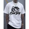 Men's Crew Neck T-Shirt - Casual Short-Sleeve Summer Gym & Beach Wear, Breathable for Training, Running, Travel - Year-Round Essential Basic Top