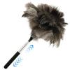 Extendable Ostrich Feather Duster With Stainless Steel Long Handle Brush Household Furniturer Dust Cleaning Tools