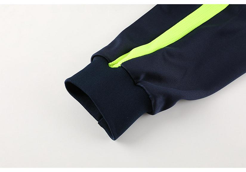 Children's Primary School Football Training Set – Half-Zip Jacket & Long-Sleeve Pants for Autumn/Winter Sports